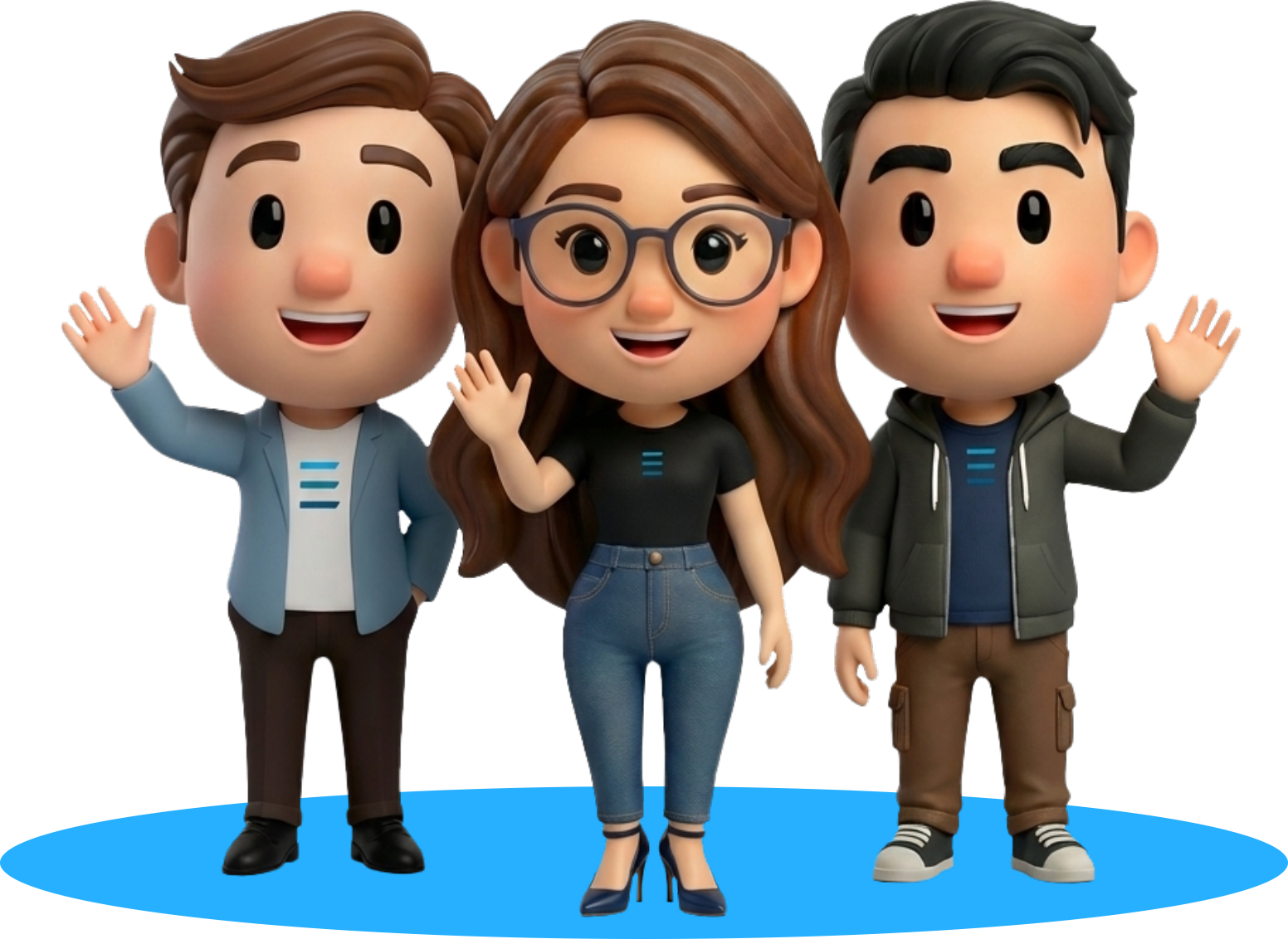 Collaborative team of seasoned professionals at Trinergy sharing expertise to navigate the dynamic digital landscape.